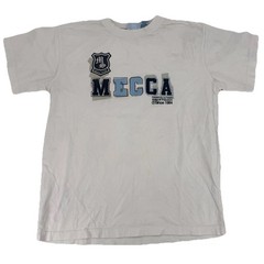 Vintage 2000s Y2K Mecca USA Hip Hop Embroidered Shirt Size Large 14-16