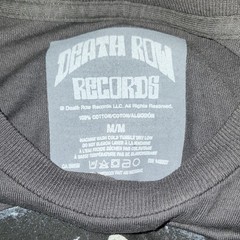 Death Row Records Men’s Black Dog Hip Hop Graphic Crew Neck T-Shirt Size M