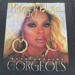 Mary J. Blige 2022 Good Morning Gorgeous Tour 2-Sided Rap Tee R&B Soul t-shirt M