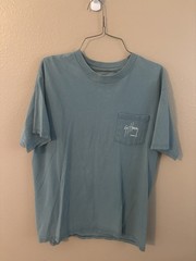 Guy Harvey Tshirt Light Blue Mens L Vintage 100% Cotton