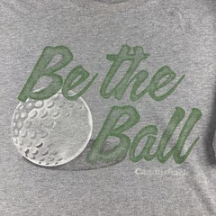 Under Armour Mens Caddyshack Be The Ball Golf Graphic T-Shirt Gray MD Loose Fit
