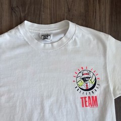 Vintage Panama Jack T-Shirt Volleyball Men’s Size S White Graphic Made USA 1980s