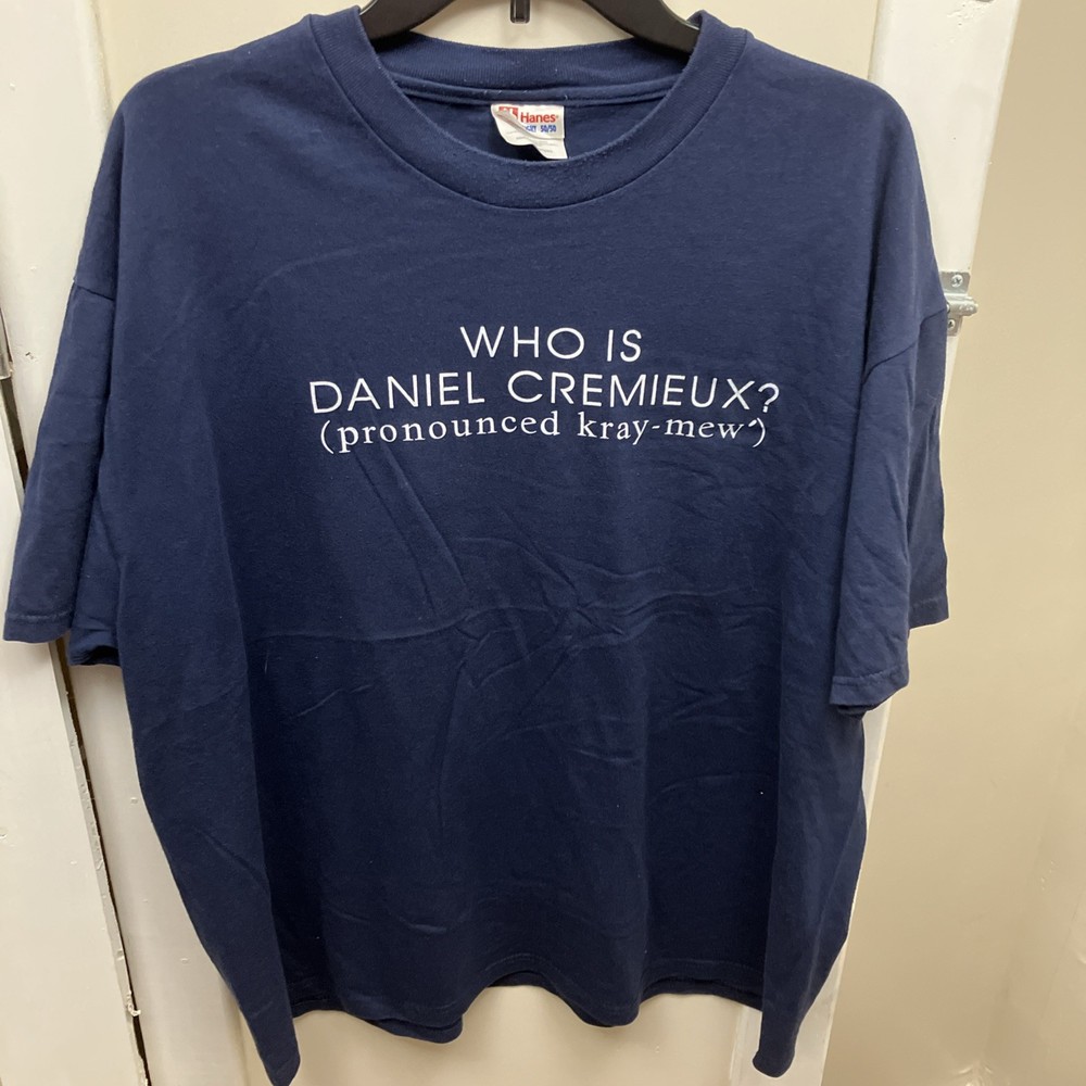 VTG Who Is Daniel Cremieux Short Sleeve T- Shirt XL READ