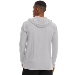 Mens UPF 50+ Hoodie Long Sleeve Outdoor Sun Shirts Hiking Fishing Team Work Tops