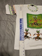 Borobudur Bali Legong Indonesia Aztec Souvenir Tshirt Size XL NWOT