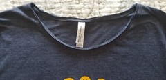 Bulldog Gym New York City Raw Neck Bella Canvas Heather Navy T-Shirt NEW M L XL