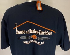 Harley Davidson 2XL T-Shirt NWT Black Tee Graphic Milwaukee 105th Anniversary