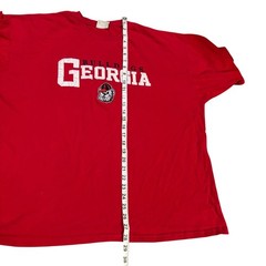 Vintage Georgia Bulldogs T Shirt Old Varsity Brand Red UGA Tee Men’s XXL