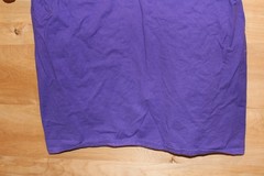Vintage Lakers vs Bulls NBA T Shirt Hanes Beefy-T M Purple Kobe Jordan Shaq