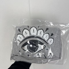 Kenzo Eye Print T-Shirt Grey White Tiger Designer Size Large