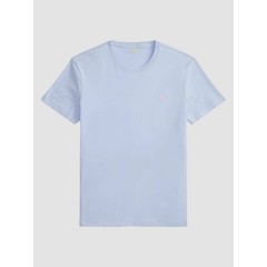 Polo Ralph Lauren Men’s S/S XXL Crewneck T-Shirt Light Blue Pink Pony