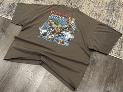 Vintage Y2K Redneck Sportsman T Shirt—Baggy Boxy Earth Tone Brown Men’s XXXL