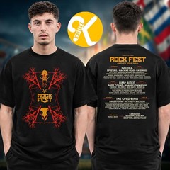 Rock Fest 2026 Merch Official Line Up Two Sided Unisex T-Shirt