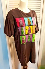Dr Who Daleks Array Colors – Black T-Shirt XL Men’s