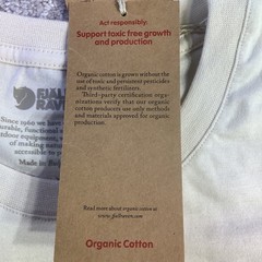Fjallraven Kanken T-Shirt Boston Chalk White Organic Cotton Unisex Size XS NWT
