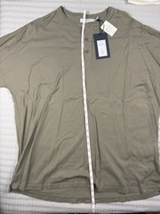 NONNATIVE CLERK S/S HENLEY NECK TEE COTTON JERSEY SIZE 3 JP / L US
