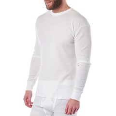 Alpine Swiss Mens Thermal Long Sleeve Top Waffle Knit Shirt Base Layer Underwear