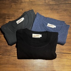 Bronson Non Stock Tubular T-Shirt -S💯% cotton LOT OF 3 Black, Vtg black & blue