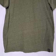 Lucky Brand Henley T-Shirt Mens Medium Green Short Sleeve