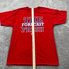 Adidas Originals Men’s The Forecast Is Fresh Graphics Logo T-Shirt Size L Red