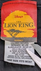 Vintage The Lion King Simba & Mufasa Shirt Disney Movie Promo 1990s Black XL