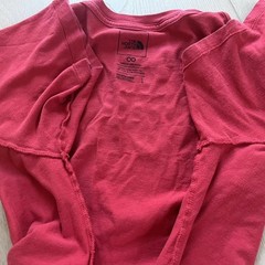 The North Face Men’s Short Sleeve T-Shirt Sunday Red Size L Logo Cotton Crew Nec