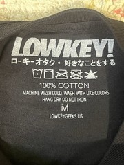 Lowkey! Geeks T-Shirt Seven Deadly Sins Lust Modeus Size M Waifu Anime