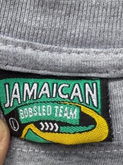 Vintage Jamaican Bobsled Team Graphic T-Shirt Gray