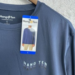 NEW Hang Ten Men’s L UV Protection Long Sleeve Shirt Blue G1373