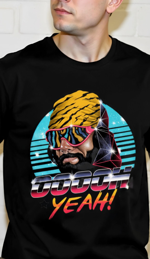 MACHO MAN RANDY SAVAGE GRAPHIC T-Shirt Size S-5XL