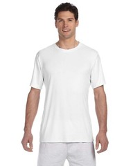 Hanes Adult 100% Polyester Interlock Cool DRI® With Fresh IQ T-Shirt 4820 XS-3XL