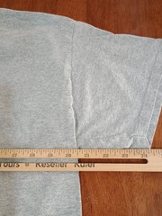 Gildan Heavy Cotton grey t shirt sz L