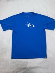 Rip Curl Hawaii XXL Blue Surf Shirt UPF 30 EUC