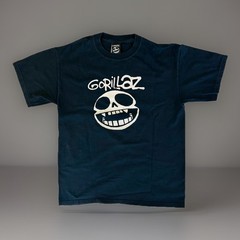 Vintage Gorillaz Russel Hobbs Skull Face T-Shirt Black Demon Days Phase 2 2005 M