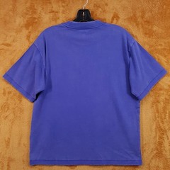 MARKET STUDIO Shirt Mens Small Blue Purple Pullover Crew Sacred Basketball Tee