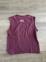 Johnny Tocco Vintage Ringside Gym Men’s XL Burgundy Cotton Knit Sleeveless Tee
