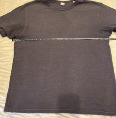 UES No. 8 Heavyweight Slub T-Shirt Size 4 (XL) -Color: Black