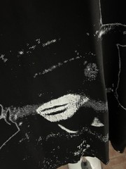 VALABASAS Rodeo Graphic Black Studded Sleeve Men’s T-Shirt Crew Neck M