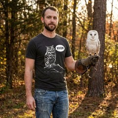 Mens Whom Owl T Shirt Funny Grammar Nerd Sarcastic Graphic Novelty Tee