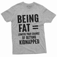 Men’s Funny Bein Fat Positive T-shirt Birthday Gift For Him Her Guys Funny shirt