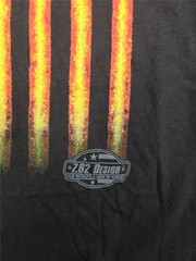 .= 7.62 Design T-Shirt Men T-Shirt Large Black Forged In Battle Print NEW