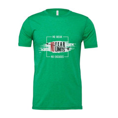 No Fear No Limits Unisex Graphic T Shirt For Gym Workout Running Training And Fi