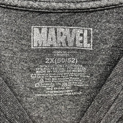 Marvel Avengers Mini Superhero Characters T Shirt Mens 2X Gray crewneck