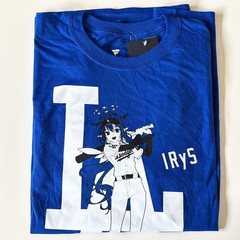 2025 Official LA Dodgers X Hololive Night IRyS T-shirt Size Large!