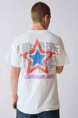 No Doubt Mens Summer 2000 Distressed Graphic (2024 Print) White Shirt New Small