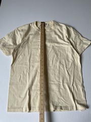 Non Stock Knitting Mills T-Shirt Men’s Large Cream Yellow Made in USA