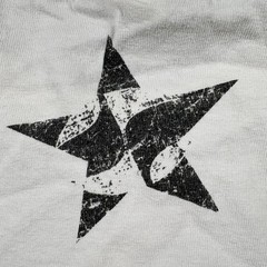 Vintage Split Uncommon Threads Shirt Mens XL White Black Star Surf Skate Y2K