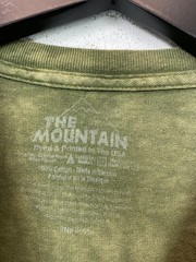The Mountain Green Graphic T Shirt Animal Print Crew Neck Short Sleeve L