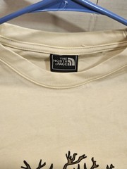 North Face Online Ceramics Shirt White / Cream Regrind Turtle Tortoise Size L