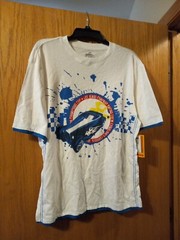 Lee Jeans Company Racing Crew Champions Cup Cotton Tshirt Boys XL White